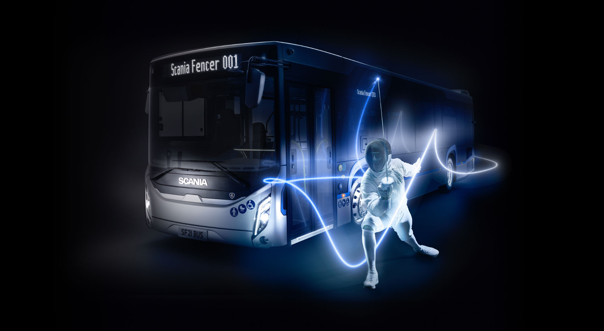 Image for Fencer bus launch campaign for Scania.